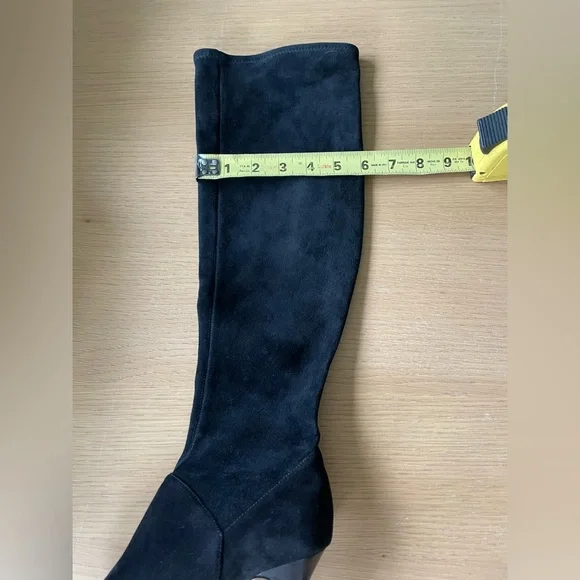COLE HAAN NIKE AIR Black Suede Pull On Boots Size 6.5 B